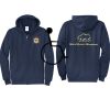 Cal State Park Oceano District Zip Up Hooded Sweatshirt Thumbnail