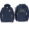 Cal State Park Oceano District Zip Up Hooded Sweatshirt Thumbnail