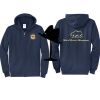 Cal State Park Oceano District Zip Up Hooded Sweatshirt Thumbnail