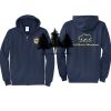 Cal State Park Oceano District Zip Up Hooded Sweatshirt Thumbnail