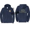Cal State Park Oceano District Zip Up Hooded Sweatshirt Thumbnail