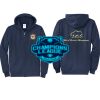Cal State Park Oceano District Zip Up Hooded Sweatshirt Thumbnail