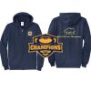 Cal State Park Oceano District Zip Up Hooded Sweatshirt Thumbnail