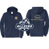 Cal State Park Oceano District Zip Up Hooded Sweatshirt Thumbnail