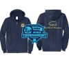 Cal State Park Oceano District Zip Up Hooded Sweatshirt Thumbnail