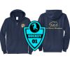 Cal State Park Oceano District Zip Up Hooded Sweatshirt Thumbnail