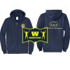 Cal State Park Oceano District Zip Up Hooded Sweatshirt Thumbnail
