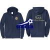 Cal State Park Oceano District Zip Up Hooded Sweatshirt Thumbnail