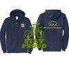Cal State Park Oceano District Zip Up Hooded Sweatshirt Thumbnail